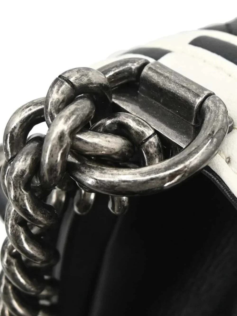 Boy Chanel Black Lambskin Large Shoulder Bag 198003